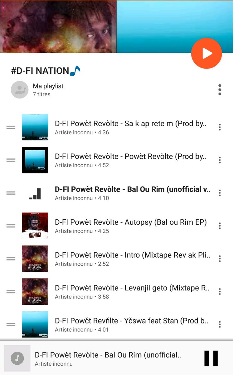 iamsbsx's tweet photo. What a playlist🎵👽
#DFINATION
@DfiAyiti @FilipOfisyel @2senk https://t.co/iYU27cHJFP