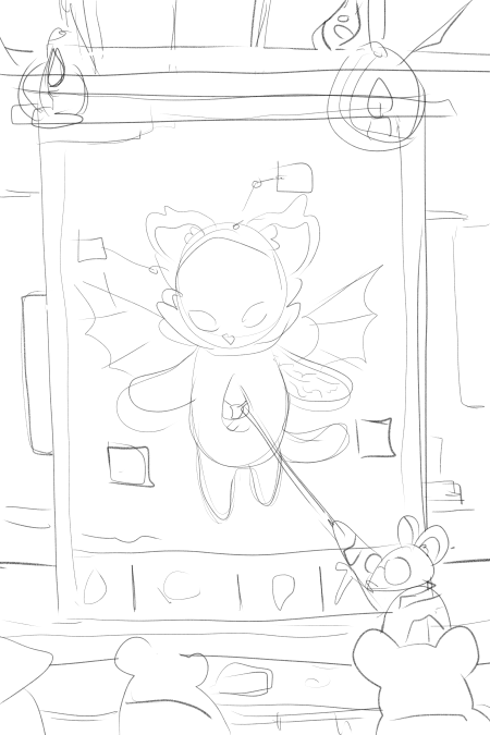 kryptkitties's tweet photo. Check out some early sketches of our Skeleton poster!! https://t.co/zFdkgrkt82