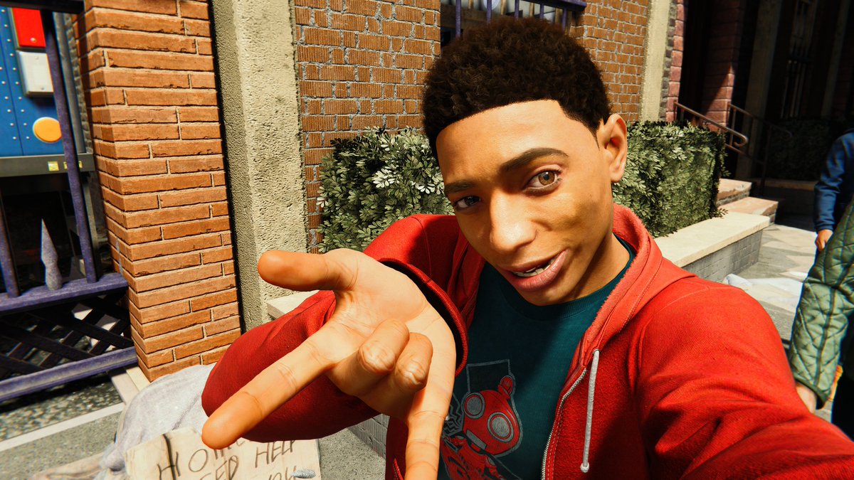 slodermay's tweet image. Miles got some DRIP when he got his powers too I guess