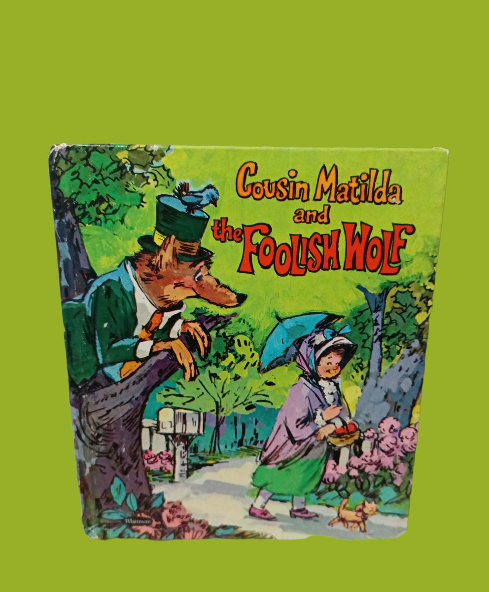 Cheritaford2's tweet photo. @Cheritaford2 
*A author's vintage collection 
#cousin Matilda and the Foolish Wolf https://t.co/zWGqgbURza
