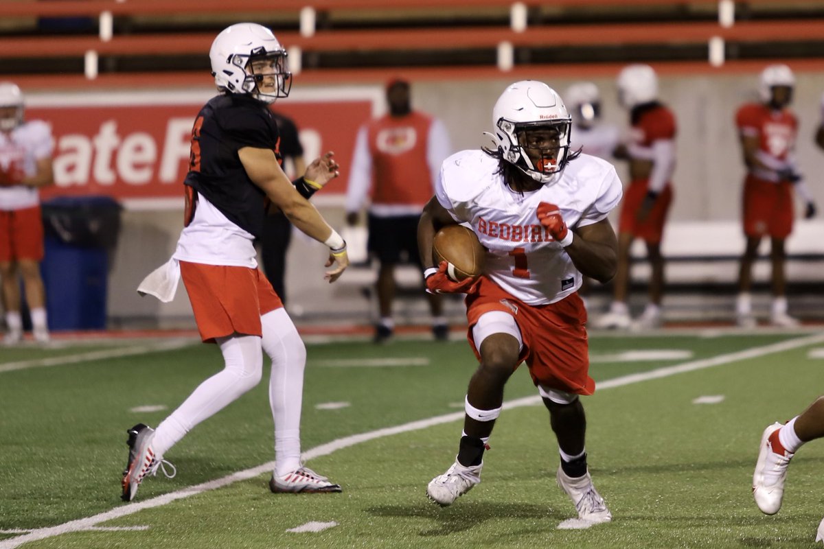 RedbirdFB's tweet photo. under the lightsπ« #FallCamp22 https://t.co/3rYYY8BJki