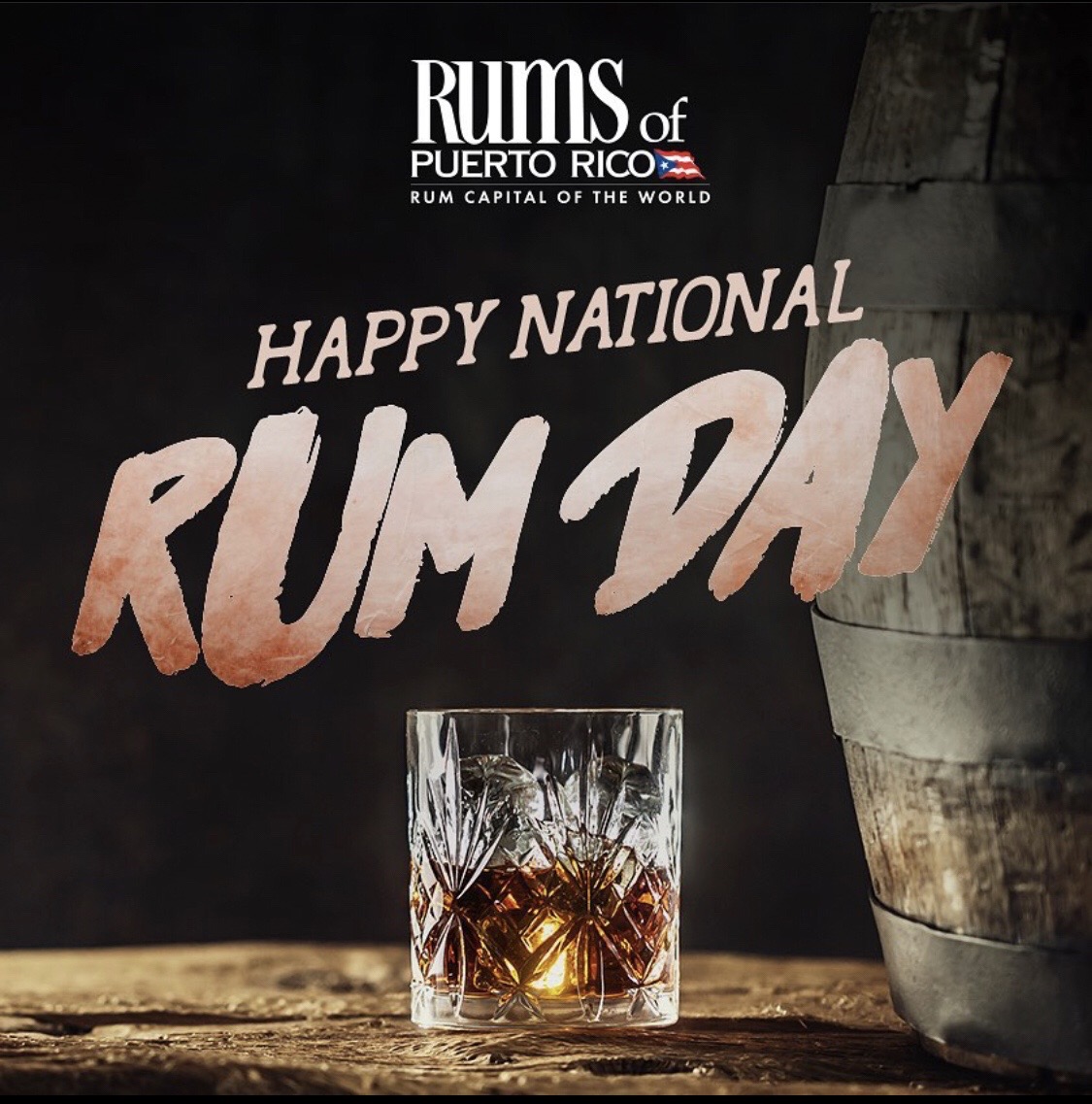 tasteofrum's tweet photo. Happy National Rum Day / Let’s celebrate this important day with a glass of a Rums of Puerto Rico #rum #tasteofrum https://t.co/ohuuCn276c