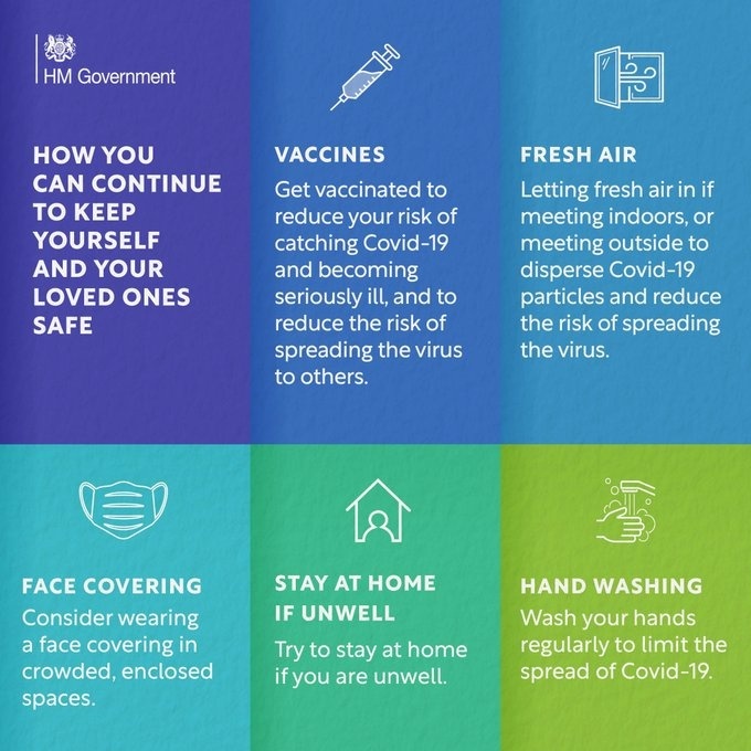 EnfieldCouncil's tweet photo. Let’s keep life moving.
•Get vaccinated now
•Let fresh air in
•Wear a facemask in crowded places
•Stay at home if you feel unwell
•Wash your hands
Book your vaccine or find a walk-in centre at: https://t.co/pdbf6i0TbX
#KeepEnfieldSafe https://t.co/50BuWTCqz5