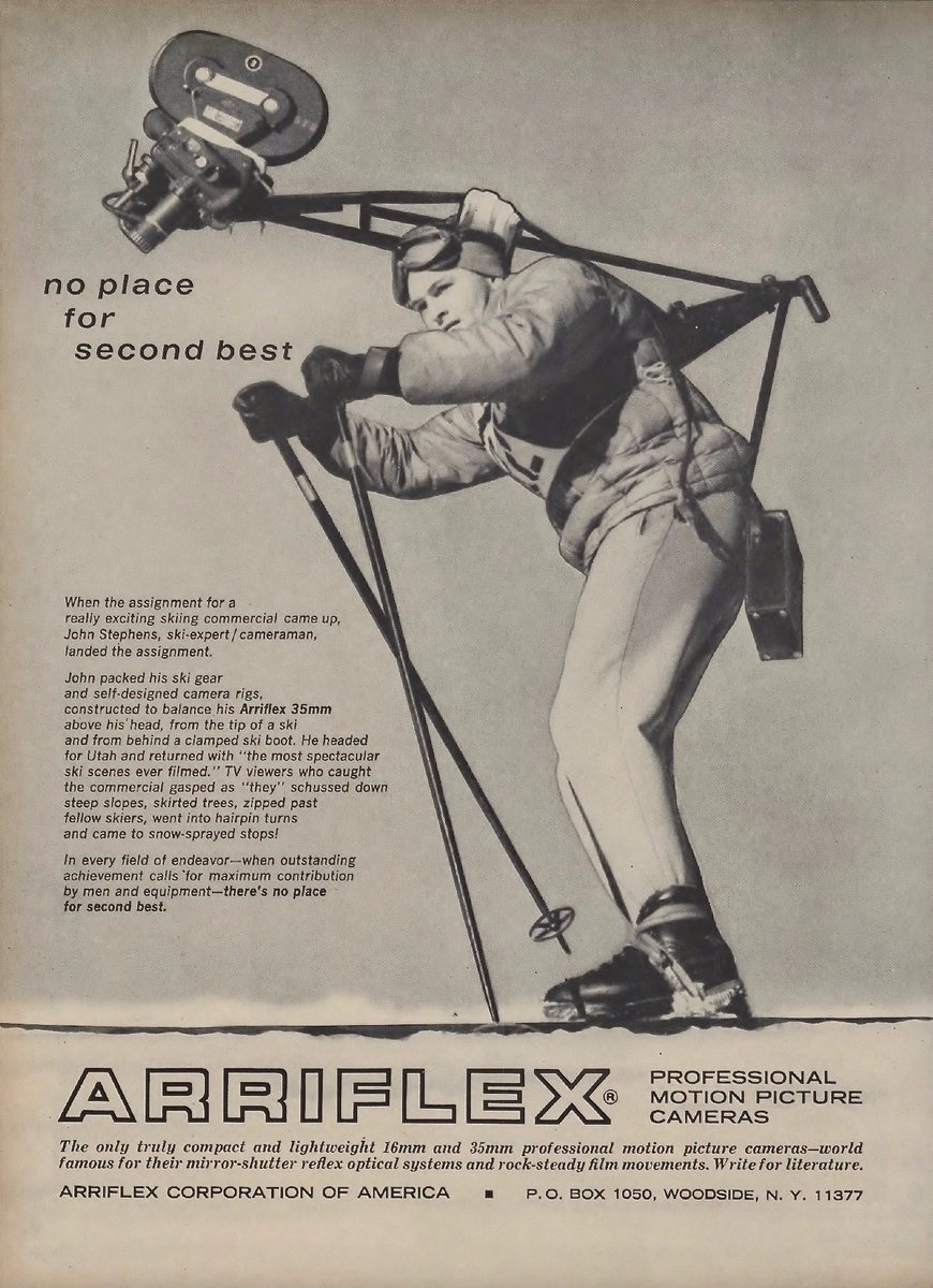 shutterangle180's tweet photo. American Cinematographer Ad
March 1967 - Vol. 48 No. 3 / page 202
#theasc #americancinematographer 
#cinematography #cinematographers
#Arriflex35 #ARRI @ARRIChannel https://t.co/Ds1Y6jjvfi