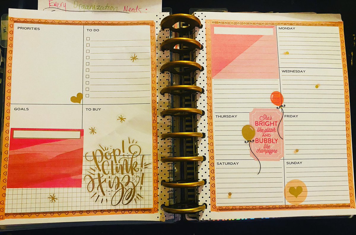 SameciaB's tweet photo. Planner chicks are the happiest chicks @FANCYPLANS #plannerchick #plannergirl #principalplanner https://t.co/nCTxAfOjj9