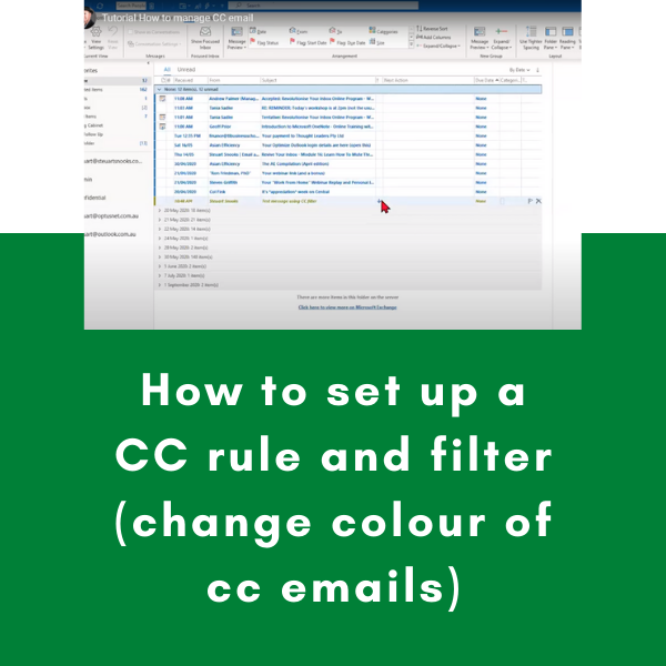 How to set up a CC rule and filter dlvr.it/SWlylv
