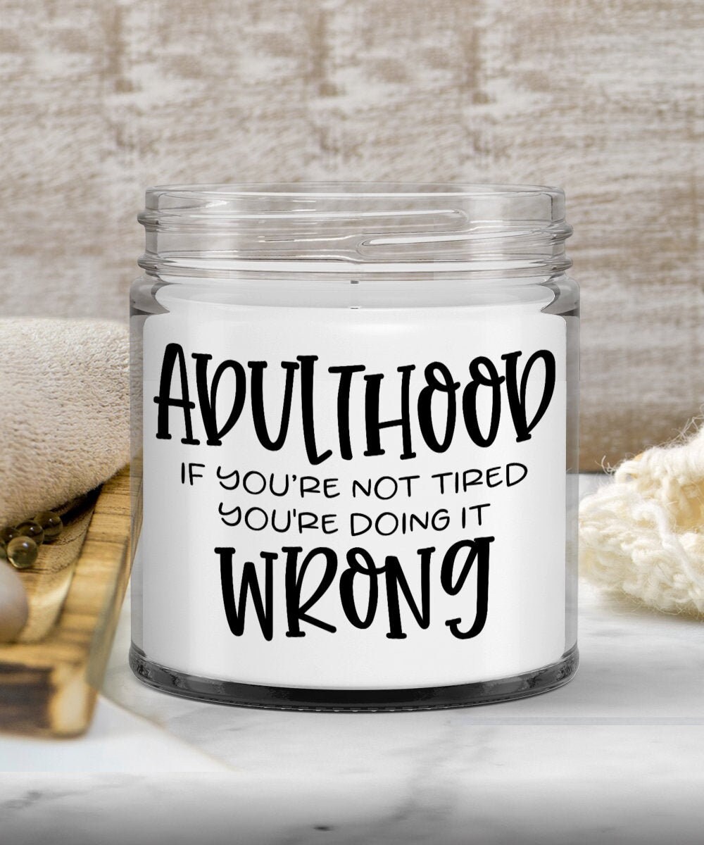 Excited to share the latest addition to my #etsy shop: Funny Candle, Sarcastic, Sassy, Adult Humor Candle, Decorative Soy Vanilla Scented Container Candle 9 oz, etsy.me/3QFoLiO #white #soy #entryway #cotton #vanillacandle #sarcasticcandles #uniquecandles #soyca