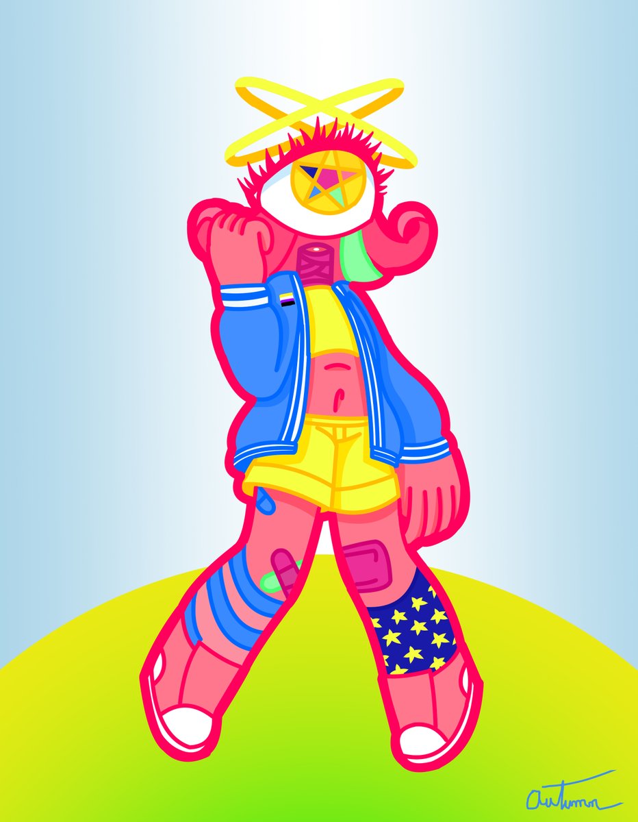 AutumnTay's tweet photo. Say hi to Mili! (she/they)
I had a lot of fun creating this character, I love them!
#weirdcore #weirdcoreoc #weirdcorecharacter #OC https://t.co/jkFRN0JJCV