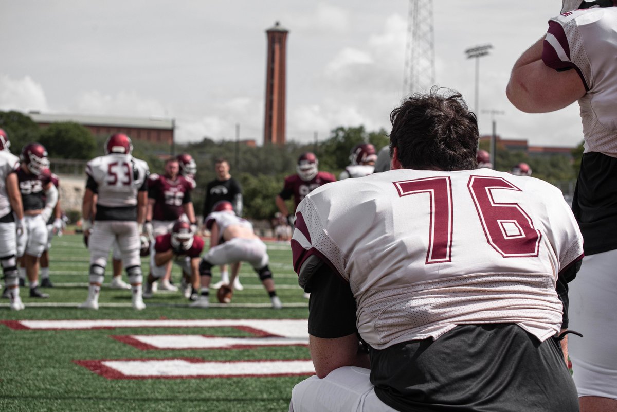 TUFootballTX's tweet photo. 💪1st day in full pads just hit different #PTC https://t.co/B6RbgWTlyS