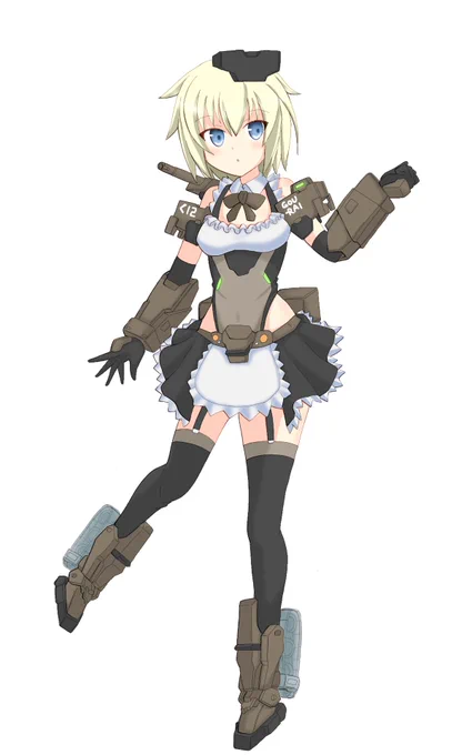 メイド轟雷 完成しましたー(*`ω` *)#FAガール #フレームアームズ・ガール 
