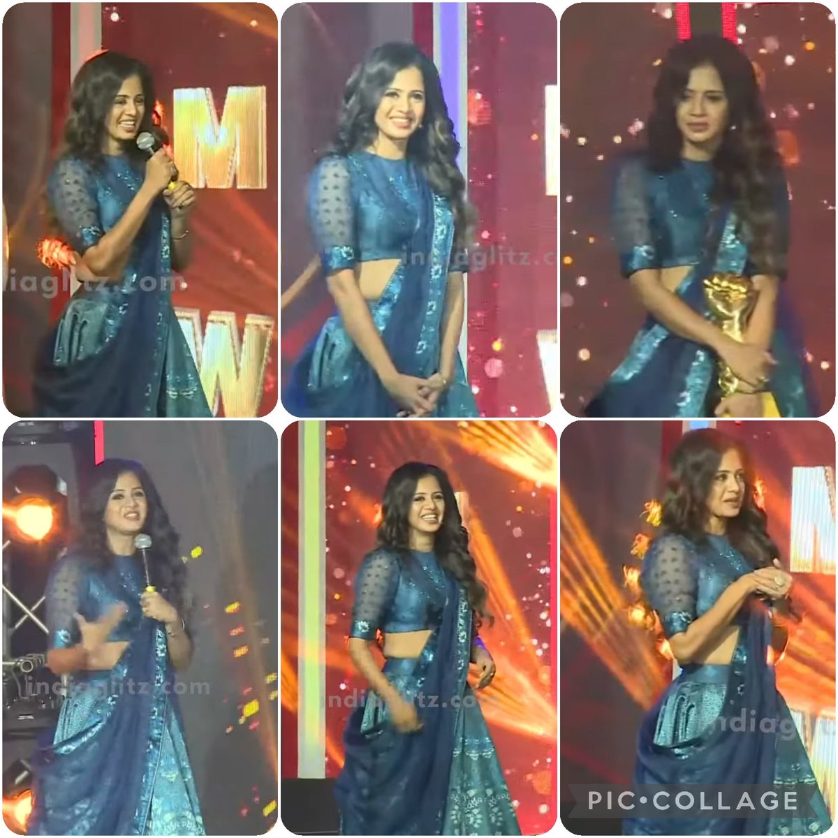 thooyavan1's tweet photo. #VJSuperStar @AnjanaVJ hosting Indian Awards 2022. #BeautynBlue #Bluelove πππππππππ https://t.co/1h5T8aZpHR