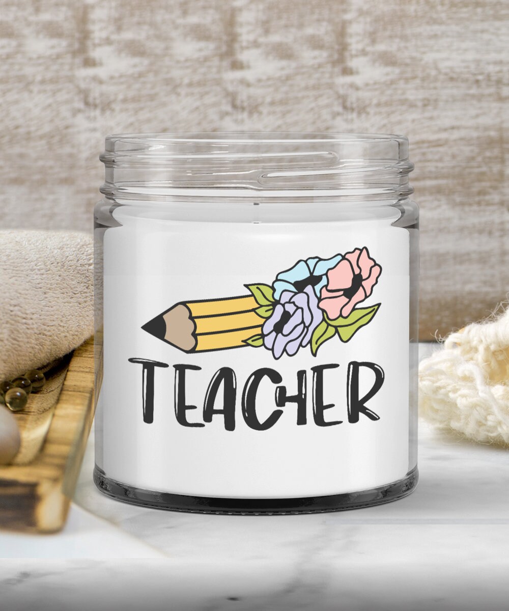 Excited to share the latest addition to my #etsy shop: Vanilla Scented Teacher Candle, Decorative, Aesthetic, Unique, Soy Candles in Jars, Teacher Gift etsy.me/3w9eB2b #soy #bedroom #cotton #teachergifts #soycandles #containercandles #uniquecandles #scentedcand