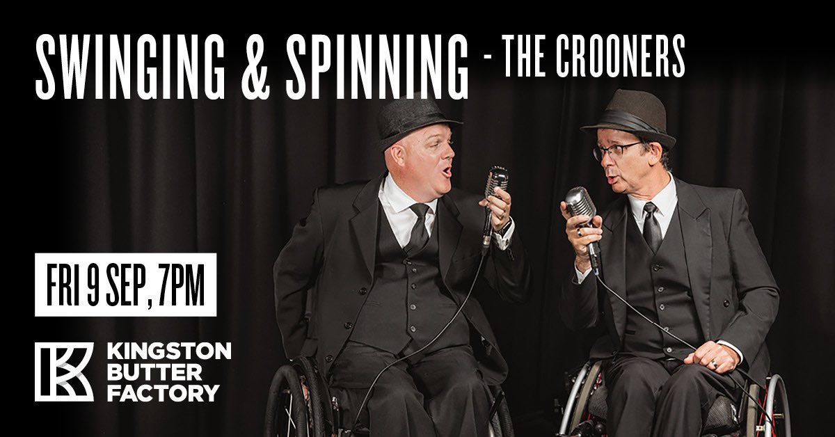 TimothyMcCallum's tweet photo. Big announcement! 📣  We’re back. The Crooners swing again for ONE NIGHT ONLY. Kingston &amp; Logan we’re headed your way. Get your tickets here: 

https://t.co/3qjJw0Hoxa

@TimothyMcCallum https://t.co/nv06laqPMQ