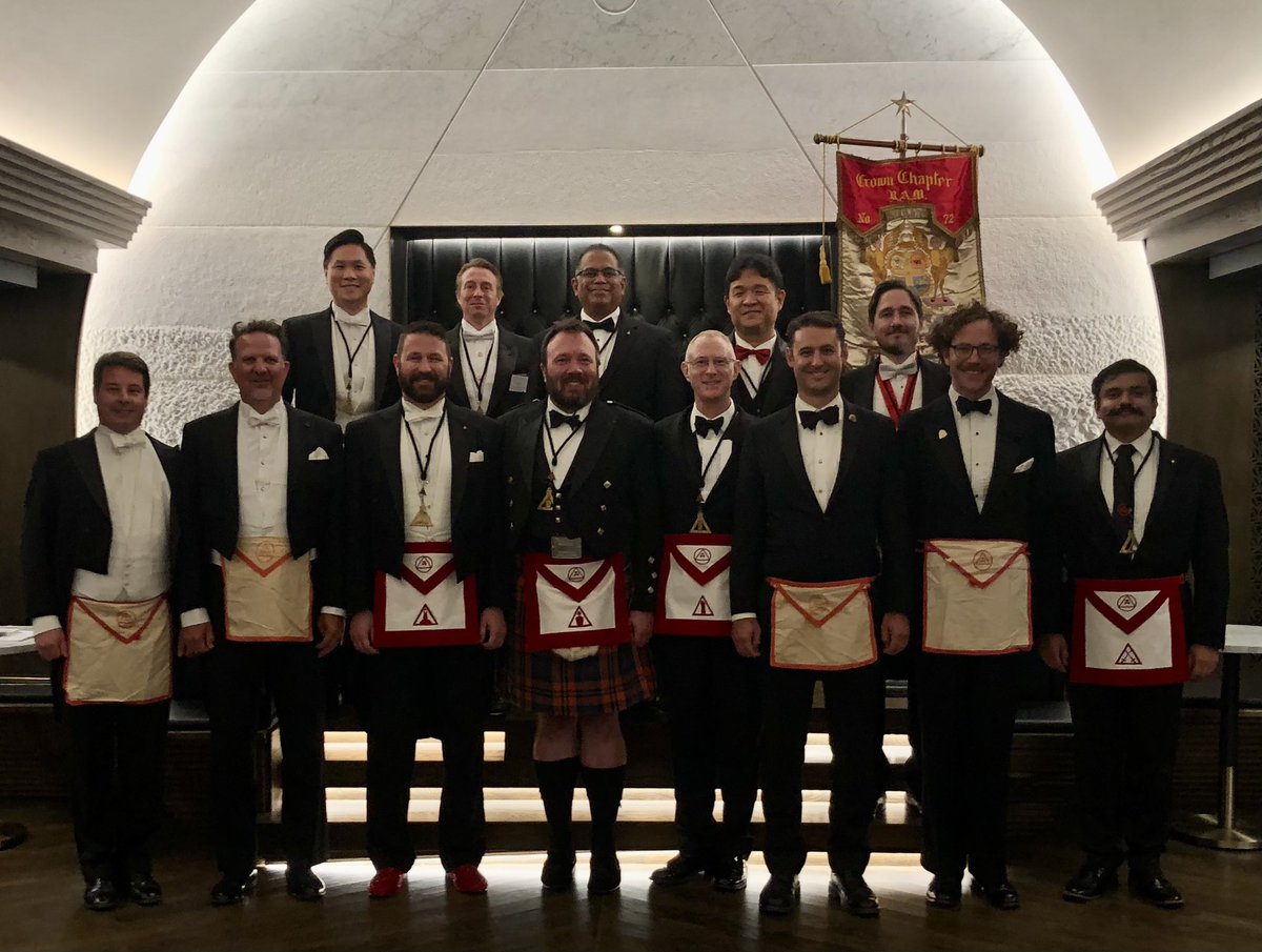 AtlasChapter's tweet image. Congratulations to the charter class of four candidates who received the august degree of Royal Arch Mason in Atlas Chapter No. 5! This culminated their journey in having received all four capitular degrees in our chapter, conferred by our Companions!