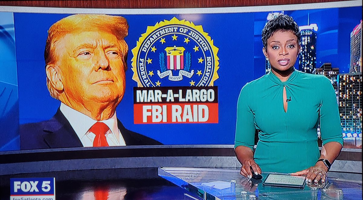 WhoDatnATL's tweet photo. Hey @FOX5Atlanta, there was no FBI raid at Mar-A-Lago. Please don't feed a false narrative. 

As Ron DeSantis described a previous court order that was granted for a search that was executed in Florida, "To say it's a raid is disinformation...you guys need to look at the facts." https://t.co/S0xoCAbmJT