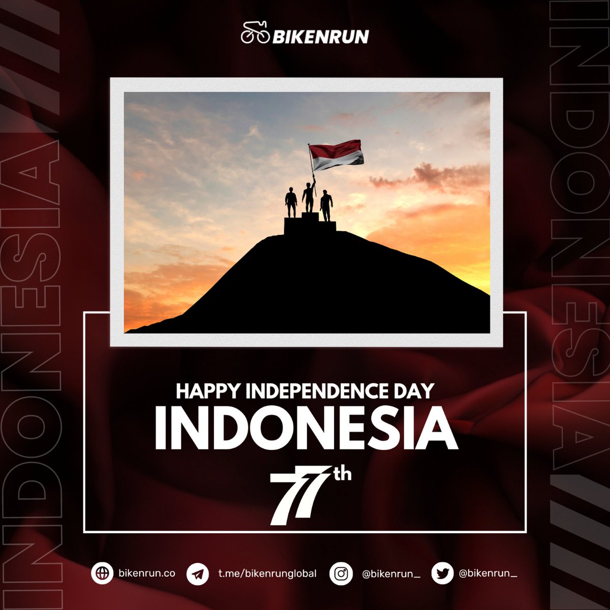 Happy 77th Indonesian Independence Day! May it be a great nation and keep growing!

#HUT77RI #hut77thri #17agustus