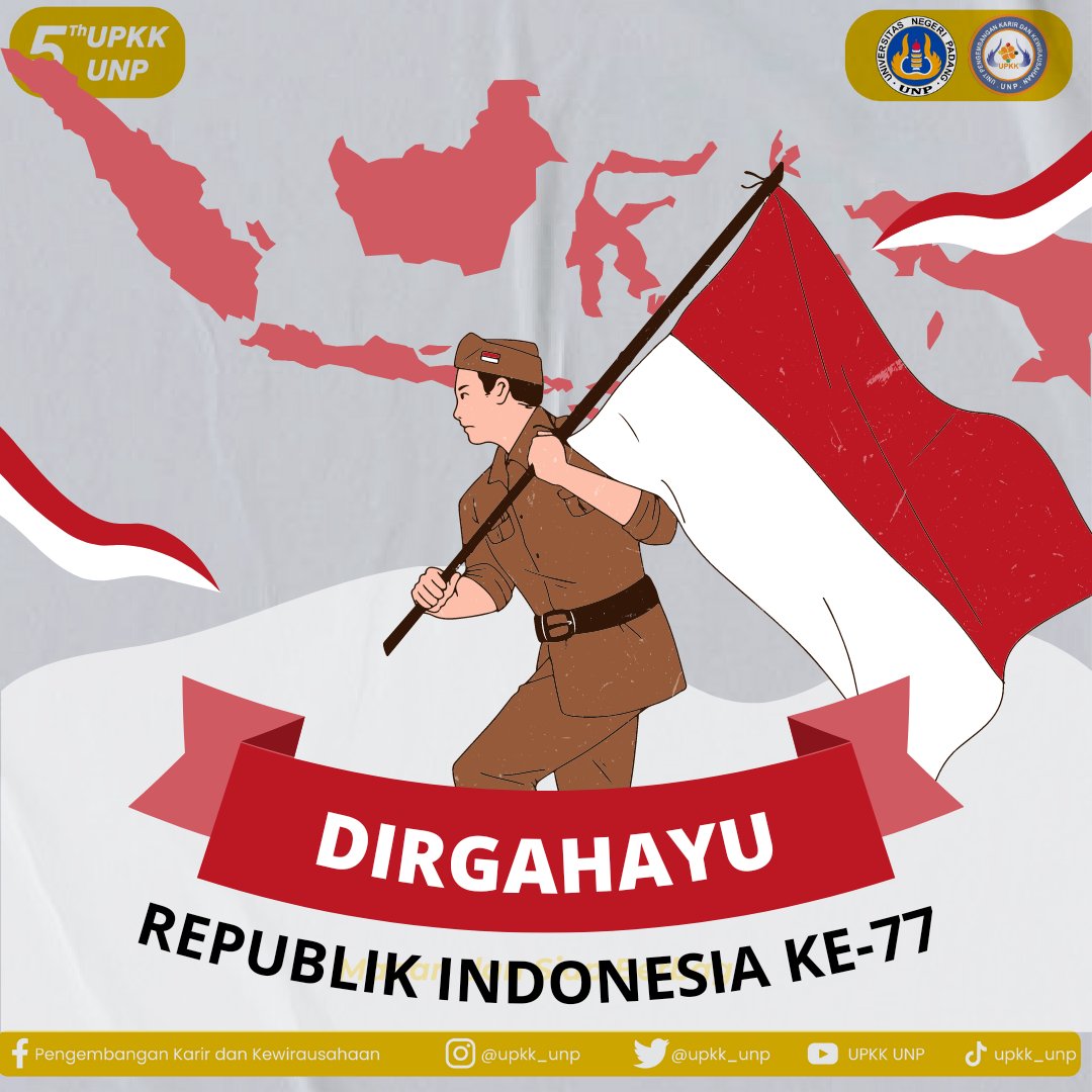 upkk_unp's tweet photo. "Robek-robeklah badanku, potong-potonglah jasad ini, tetapi jiwaku dilindungi benteng merah putih, akan tetap hidup, tetap menuntut bela, siapapun lawan yang aku hadapi." 
- Jenderal Soedirman.

#17agustus #kemerdekaanindonesia #hutri77
#merdekamerdeka #PromoPuncak17Ags https://t.co/zqIBgkermz