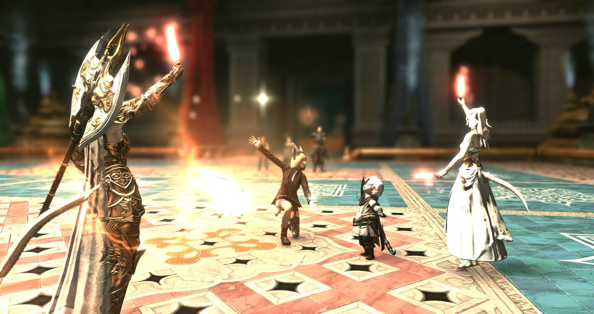 Calamarienpi's tweet photo. oh look his happy face!!!!!! After spinning like ballerina and got too many stabs
#FFXIV #FF14Endwalker https://t.co/KfpHhCLlPn