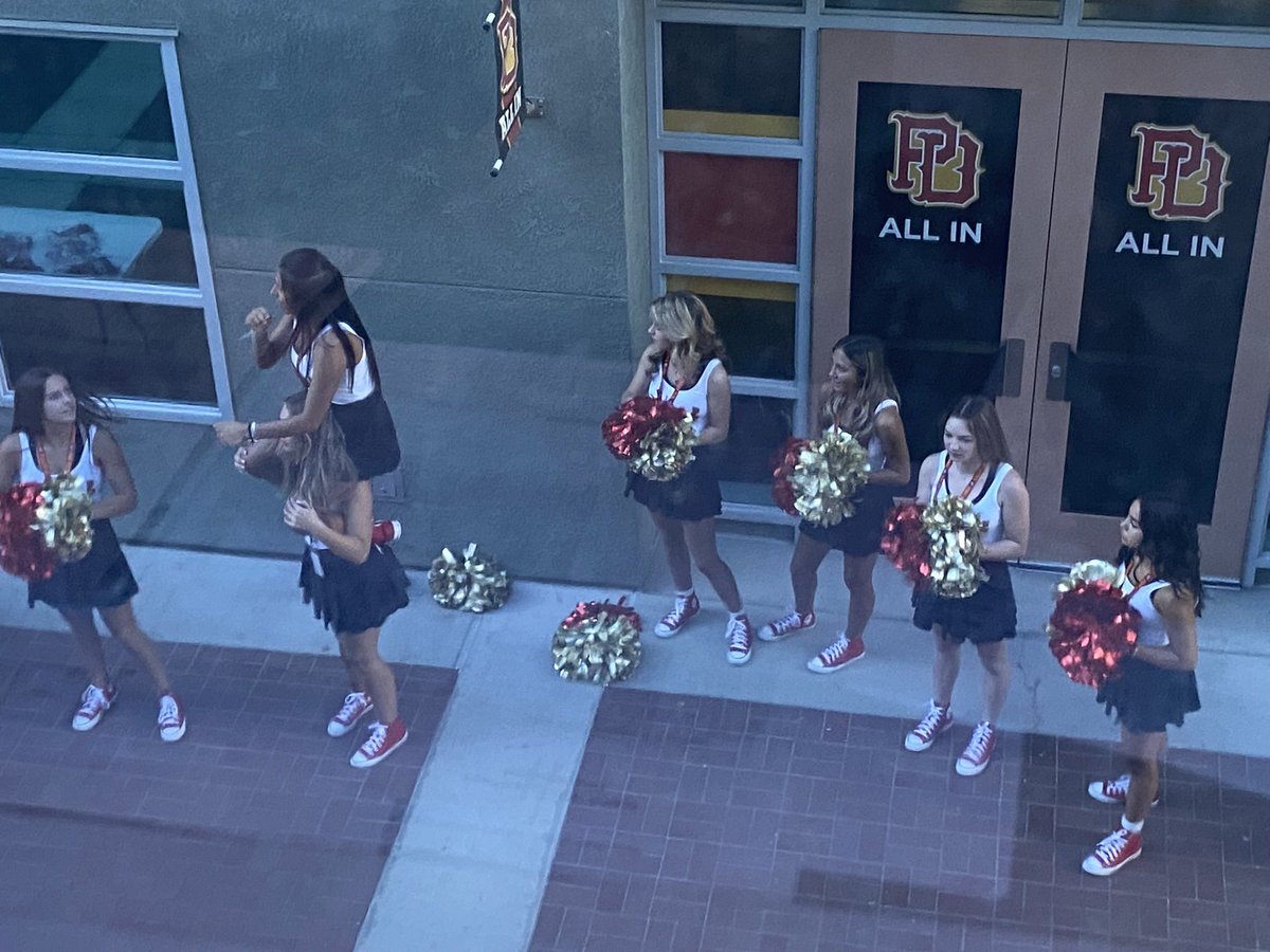 PDHSBarone's tweet photo. Great first day back Aztecs! ❤️💛Loved the spirit walking in today! Plus I have my lil’ Freshman with me now 😉 https://t.co/yWZ9tbM6XQ