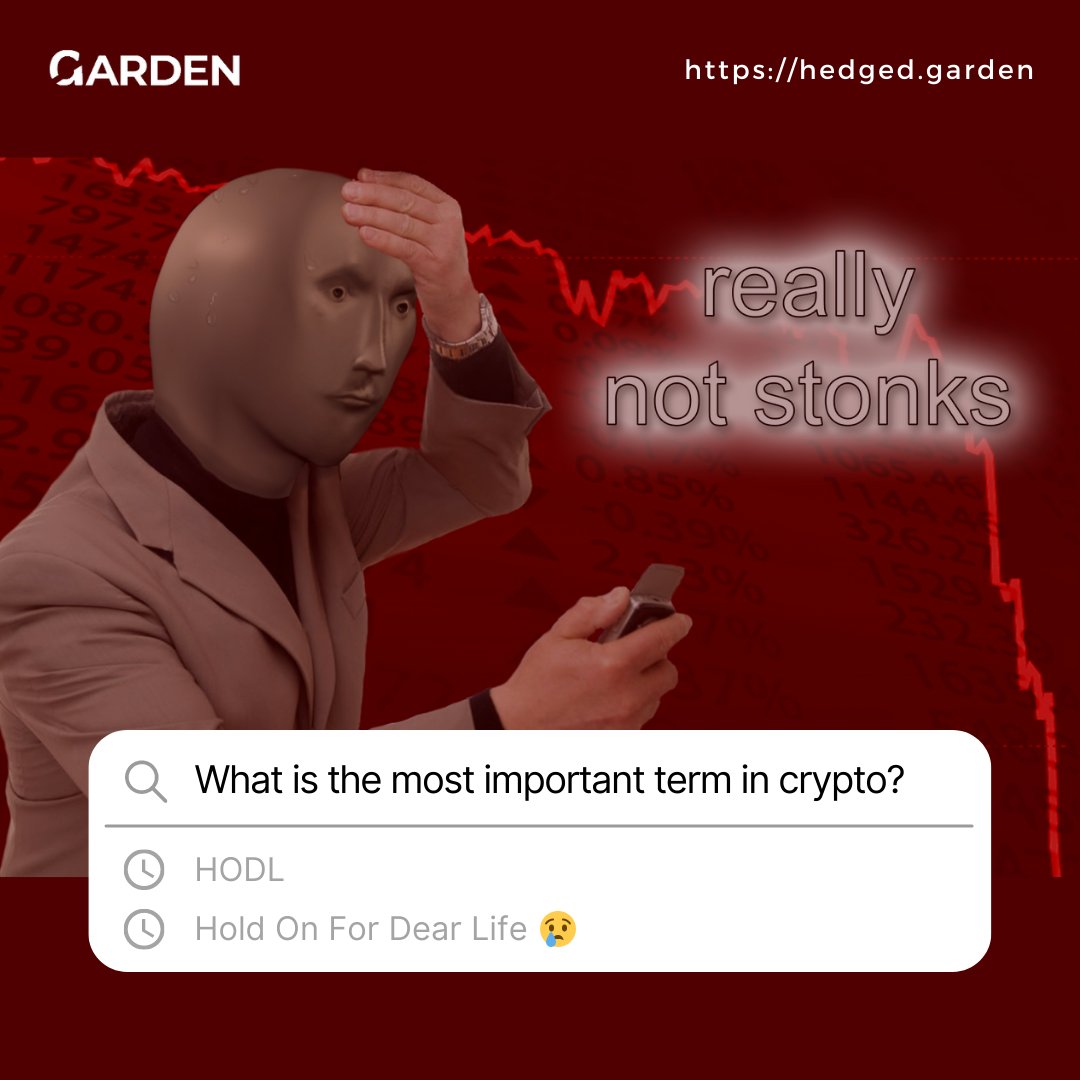 GardenProtocol's tweet photo. My friend, there is "cry" in crypto for a reason 🥴 https://t.co/2cwr51vgzZ