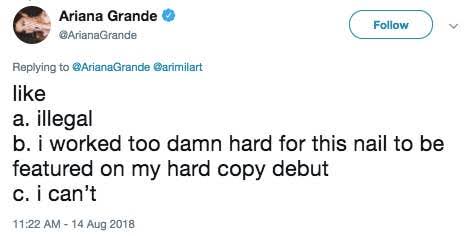 iambuterastann's tweet photo. since it's sweetener's birthday, remember when ariana grande...😭 https://t.co/jBt9xzDrlu