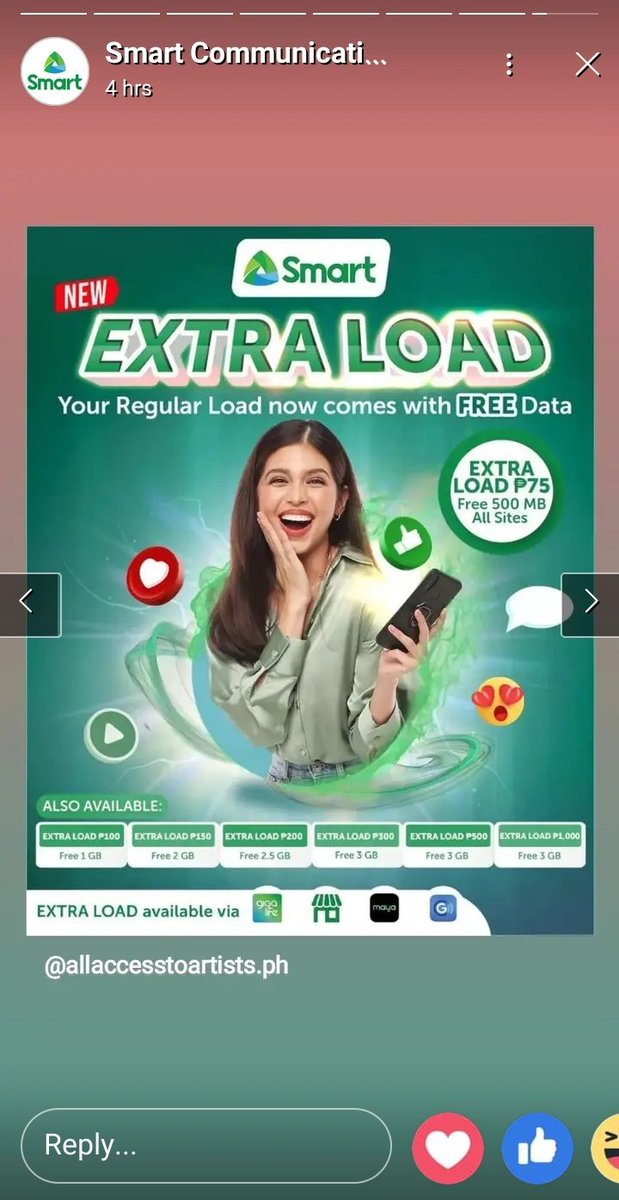 sofiadeicm's tweet photo. ~@LiveSmart FB and IG story!

#MAINEforSmart 
#SmartExtraLoad 

MAINE MENDOZA
#MaineMendoza @mainedcm https://t.co/YTMgB4rFB6