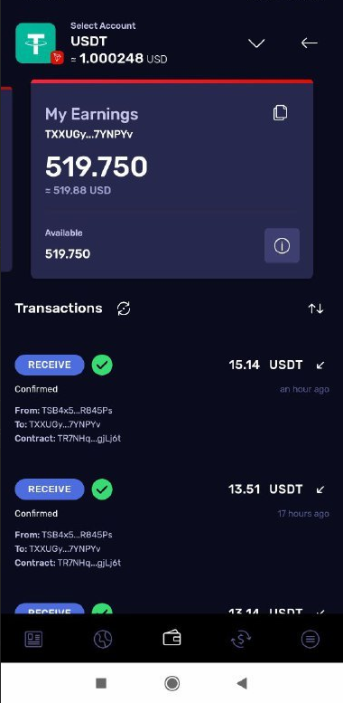 AlisonHrtt's tweet photo. ✅Trusted Usdt Mining Platform
✅You can start with the minimum amount of 21 Usdt
✅You can withdraw your money without getting approval
✅You will earn 3 times daily 
Are you interested? Just DM me https://t.co/xS89OpJlG3