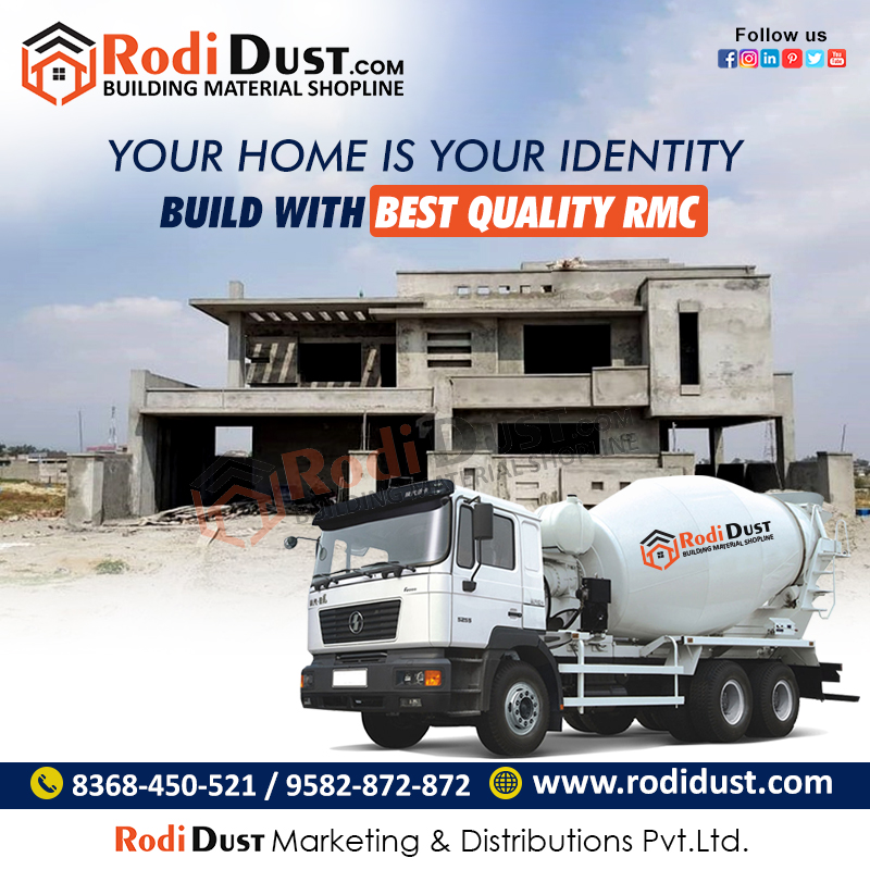 rodidust's tweet photo. Your home is your identity build with best quality RMC
#rodidust #rodi #RMC #buildingmaterial #buildingmaterialsupplier #contractor #engineering #realestate #builder #construction #rodidustquality #home #GurgaonBuilder #Gurgaon #GurgaonConstruction https://t.co/IdZ7dsnYmv