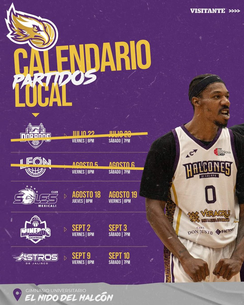 halconesdxalapa's tweet photo. 🚨BOLETOS DISPONIBLES🚨
Ya se encuentran a la venta las entradas para nuestra próxima serie 🆚 ☀️ @clubsoles en la @LNBPoficial
🗓 JUEVES 18 DE AGOSTO ⌚️ 8 PM
🗓 VIERNES 19 DE AGOSTO ⌚️ 8 PM
BOLETOS
$175 zonas A, B, C y H 
$155 zonas E y F
#VamosHalcones #HalconesDeXalapa https://t.co/sOkqvb7hpw