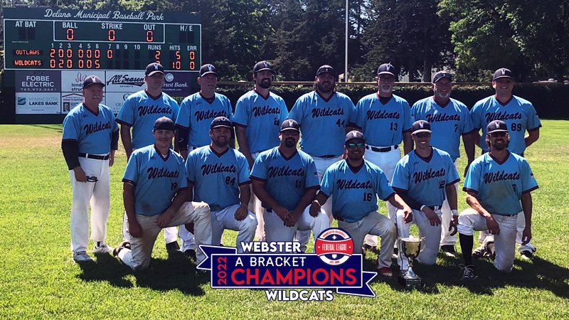 Congratulations to the <a href="/WildcatsWebster/">WebsterWildcatBaseball</a> your Federal League 2022 A Bracket Champions! Back 2 Back!