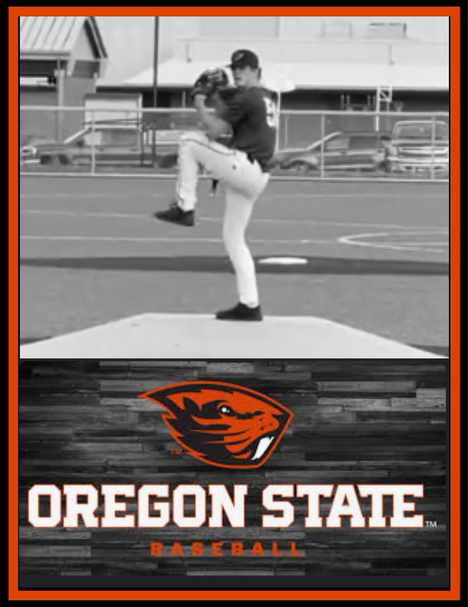 I am beyond excited to announce that I am verbally committing to Oregon State University to further my academic and baseball career. Thank you to all my coaches, friends and family for believing in me and helping me get to this point. 🧡🖤⚾️ #gobeavs #committed