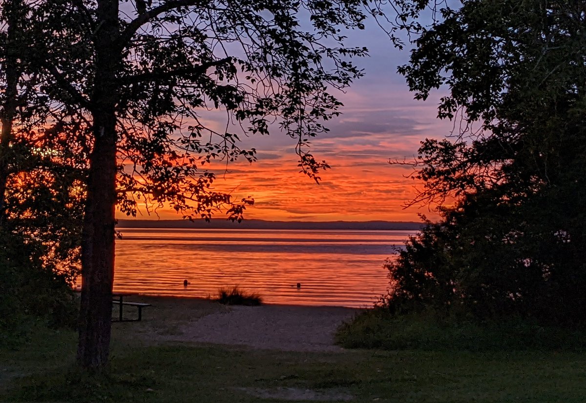 Beautiful sunset tonight! #coldlake #provincialpark