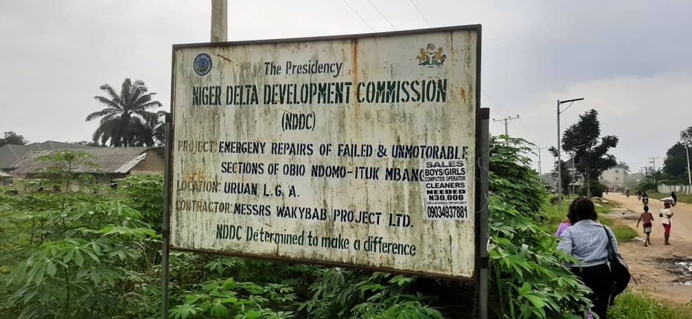 TrackaNG's tweet photo. We call on @NDDCOfficialNGR to kindly reach out to the contractor to urgently resume work immediately on this project and complete it for the good of the people.
#NDDCProjects https://t.co/NXFWOomhAX