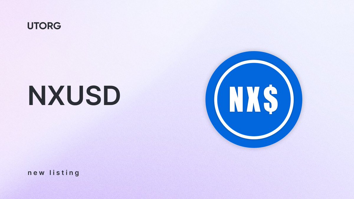 $NXUSD is live 🥳

Now, $NXUSD by <a href="/nereusfinance/">Nereus Finance</a> is available for users from 187 countries to purchase.

3-minute KYC, many payment options (incl. ApplePay/GooglePay), and 25 fiat currencies make purchasing easy and seamless.

👉 Available here utorg.pro/buy-nxusdava-w…