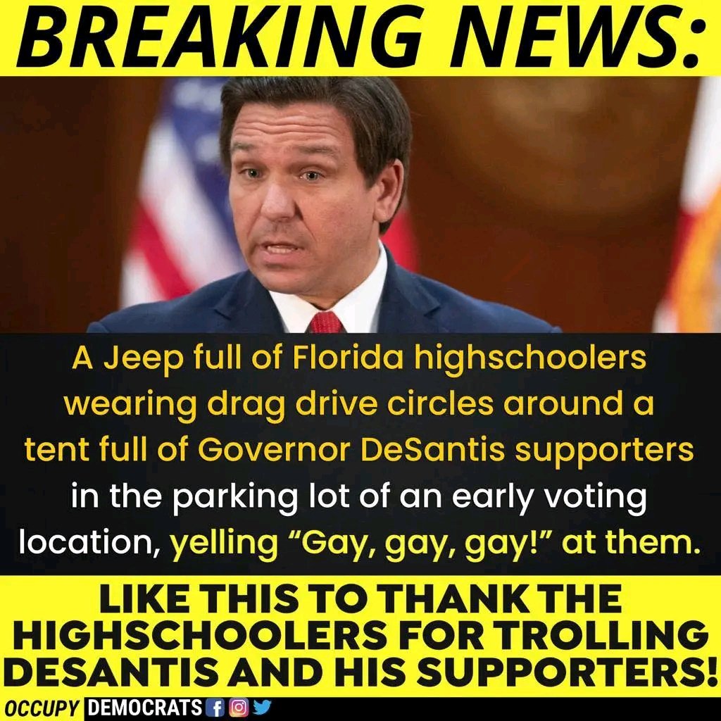 LoryMarie's tweet photo. I'm so proud of those kids! #DeSantis #DontSayGay #DeSantisDestroysFlorida #DeSanitize @GovRonDeSantis https://t.co/4IugahdB31