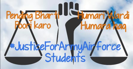 pukarsingh199's tweet photo. #JusticeForArmyAirforceStudents
Pending bharti Puri karo
Air force joining do
Army cee conduct karo @dollysharmaINC @varungandhi80 @RahulGandhi @priyankagandhi @AamAadmiParty @SanjayAzadSln https://t.co/D8DDfT5juD