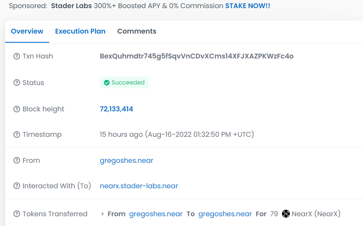 BeosinAlert's tweet photo. #BeosinAlert
@stader__near has experienced a hack with a loss of ~165k $Near(~$830,000). 
The attacker "gregoshes.near" first deposited 82 $Near to get 79 $Nearx. Then he exploited a Reentrancy vulnerability in the nearx.stader-labs.near contract's batch_transaction function. https://t.co/wjYDM7kjpF