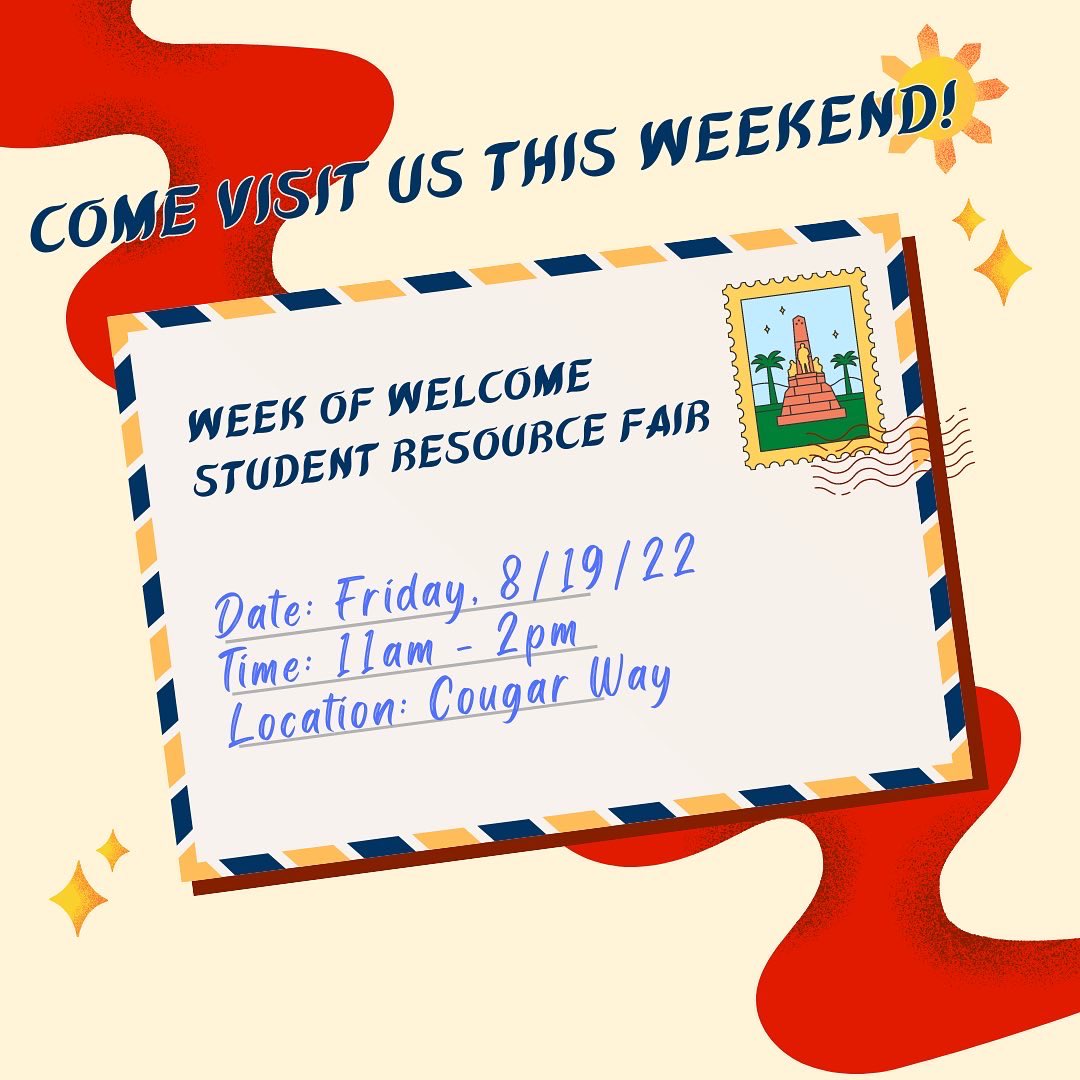 WSUFASA's tweet photo. Come thru this weekend &amp; get to know what it’s like to be part of our organization!! ❤️💛💙 https://t.co/pNNdXTHHE8
