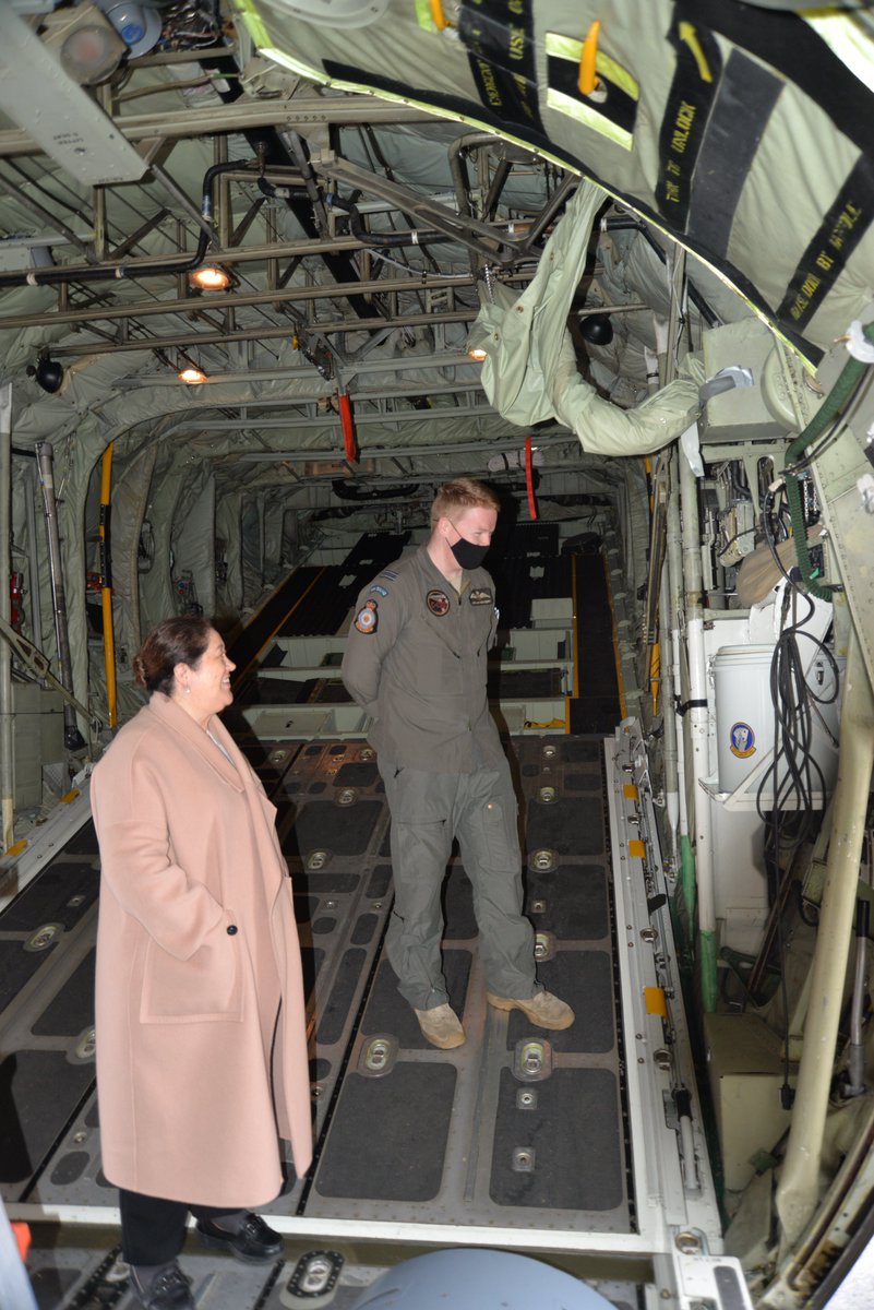 NZAirForce's tweet photo. Haere mai👋 We were pleased to welcome the Rt Hon Dame Cindy Kiro, Governor General of NZ, to #BaseAuckland today.
On base as Commander in Chief, Dame Cindy Kiro met some of our aviators, toured No. 5, No. 6 and No. 40 Squadrons, and visited YDU (North).
#NZAirForce https://t.co/19RoUceqqZ