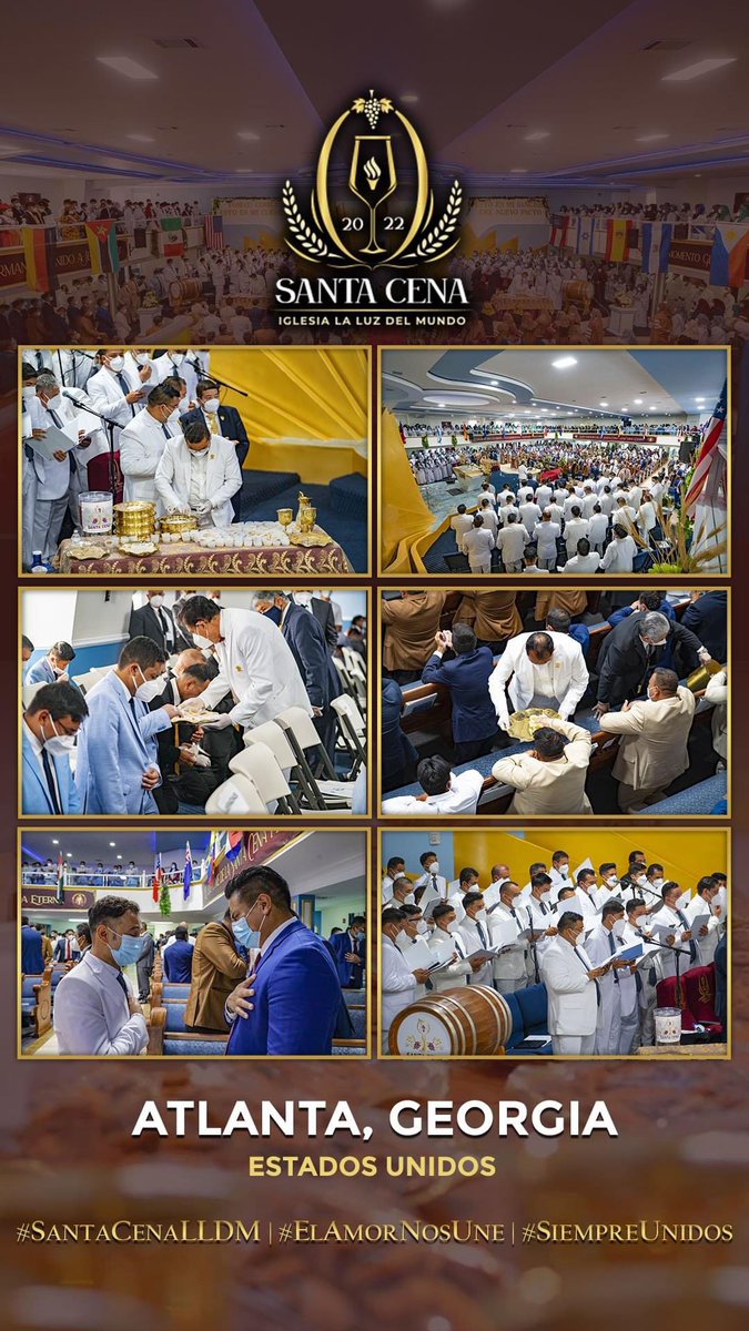 iglesialldm's tweet photo. La Santa Cena 2022 se realizó en decenas de sedes a nivel internacional.

Unidos por la fe de Jesucristo y su llamado a la comunión santa, miles de familias participaron de este memorial sagrado.

#SantaCenaLLDM | #ElAmorNosUne | #SiempreUnidos https://t.co/yXzEir57Yz