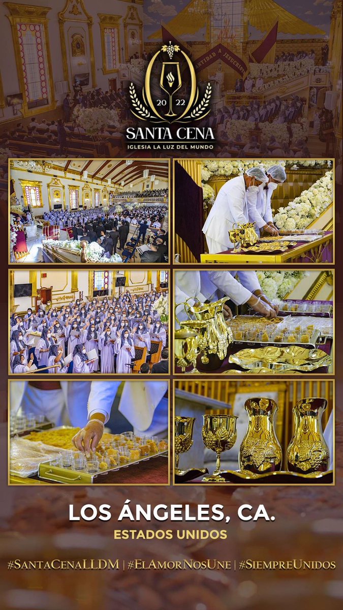 iglesialldm's tweet photo. La Santa Cena 2022 se realizó en decenas de sedes a nivel internacional.

Unidos por la fe de Jesucristo y su llamado a la comunión santa, miles de familias participaron de este memorial sagrado.

#SantaCenaLLDM | #ElAmorNosUne | #SiempreUnidos https://t.co/yXzEir57Yz