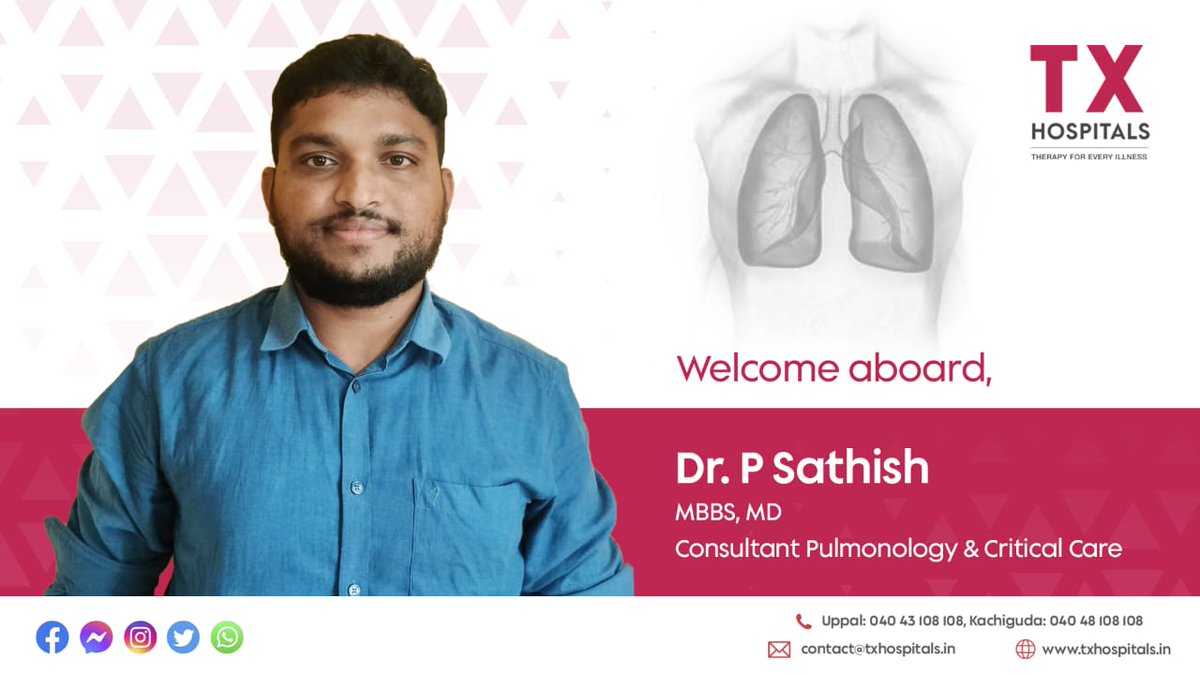 RaveendraRami's tweet photo. Hearty Welcome to TX Hospitals! https://t.co/xr2v4kRLg8