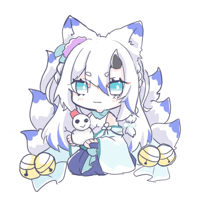 Charm 様( )描かせてくださりありがとうございました!#雪狐ノ絵  