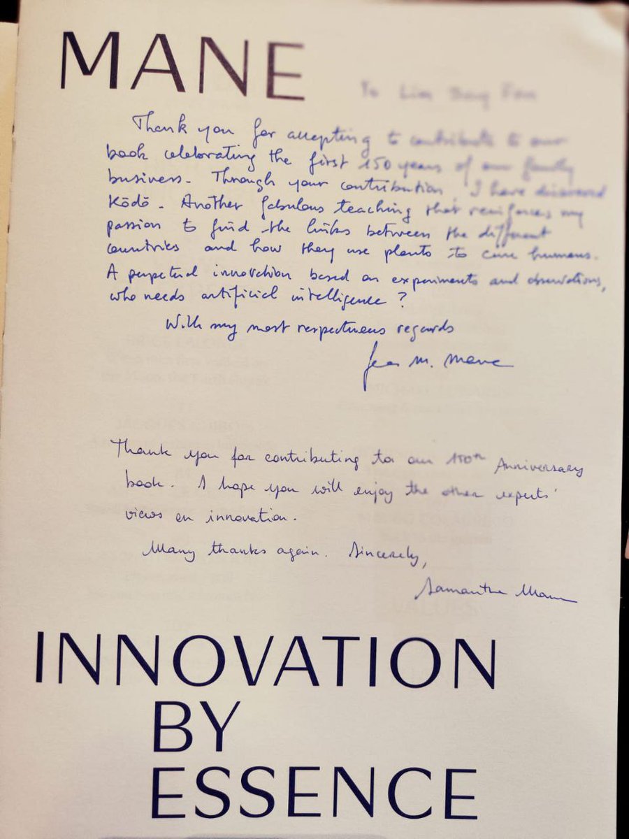 MandalaFON's tweet photo. Look who’s featured on MANE! Master Fon is the first Asian to be featured and MANE Group president Jean Mane personally wrote and signed on the copy that was sent to Master Fon from France!  Utmost gratitude to the law of attraction of positivity 🙏 https://t.co/itRS58qxYj