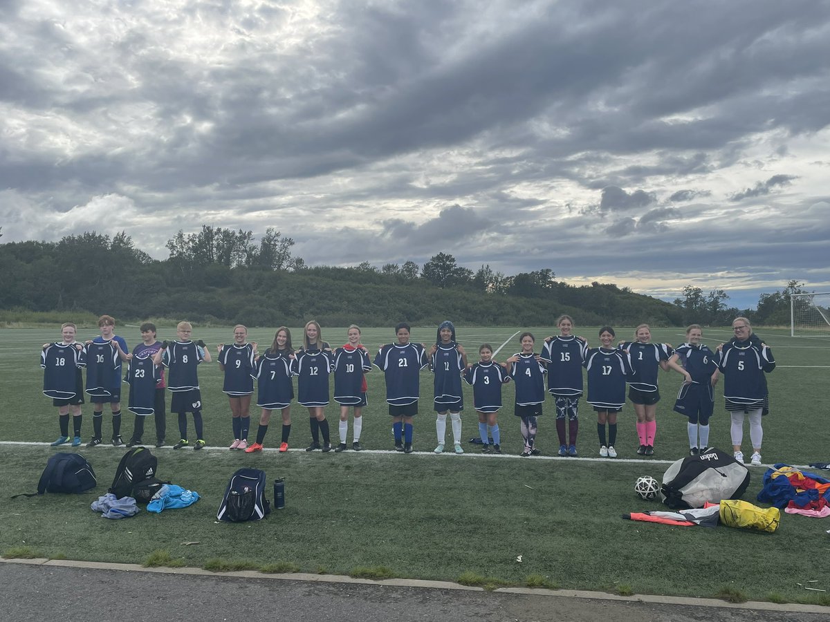 Our junior high soccer team held a Jersey Ceremony to start the fall season.  Good luck in your first game Junior Archangels!  <a href="/sportsleaderusa/">Virtue=Strength</a> #virtueequalsstrength