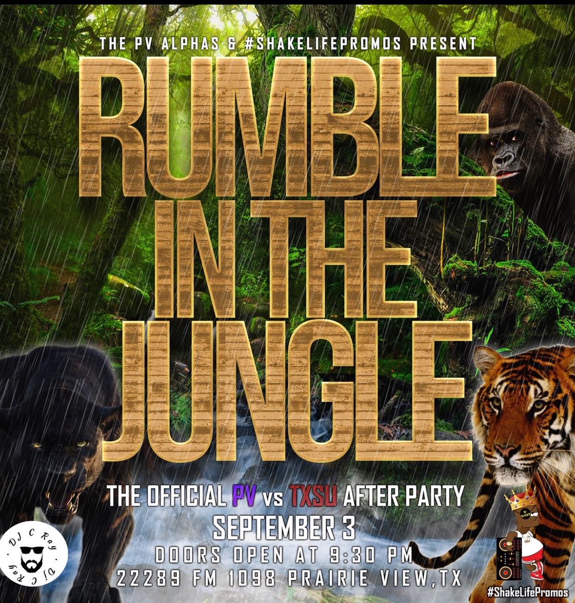 YellaBoyyKg's tweet photo. #Back2thehill (Aug 20th) day party🌴😎
  #Rumbleinthejungle (Sept 3RD) 🦍🤼

Walking distance 2-3 mins (walking) from campus 

#Pv26 #pvamu26 #pv25 #pvamu25 #pv24 #pvamu24 #pv23 #pvamu23 
#txsu26 #shsu26 #uh26 #hbcu
Read below ⬇️  rules for parking https://t.co/BCQIPaeIFL