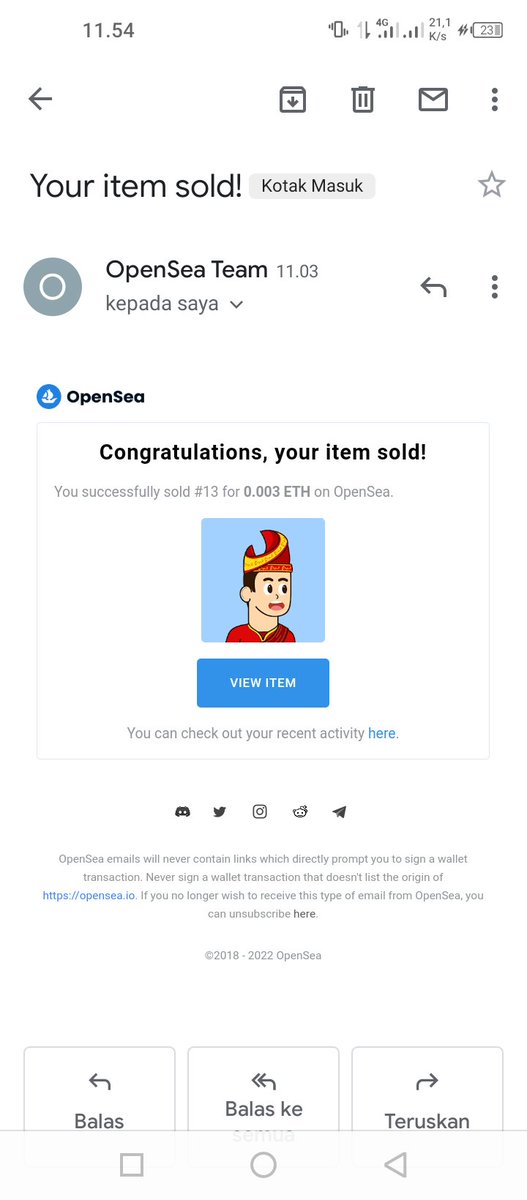 SOLD 🇮🇩
#13

thank you for being the new owner brodapi <a href="/nekomaruNFT/">Neko Maru</a> 😘

#NFTCommunity #NFTCommumity #NFTCommunity #nftcollectors
