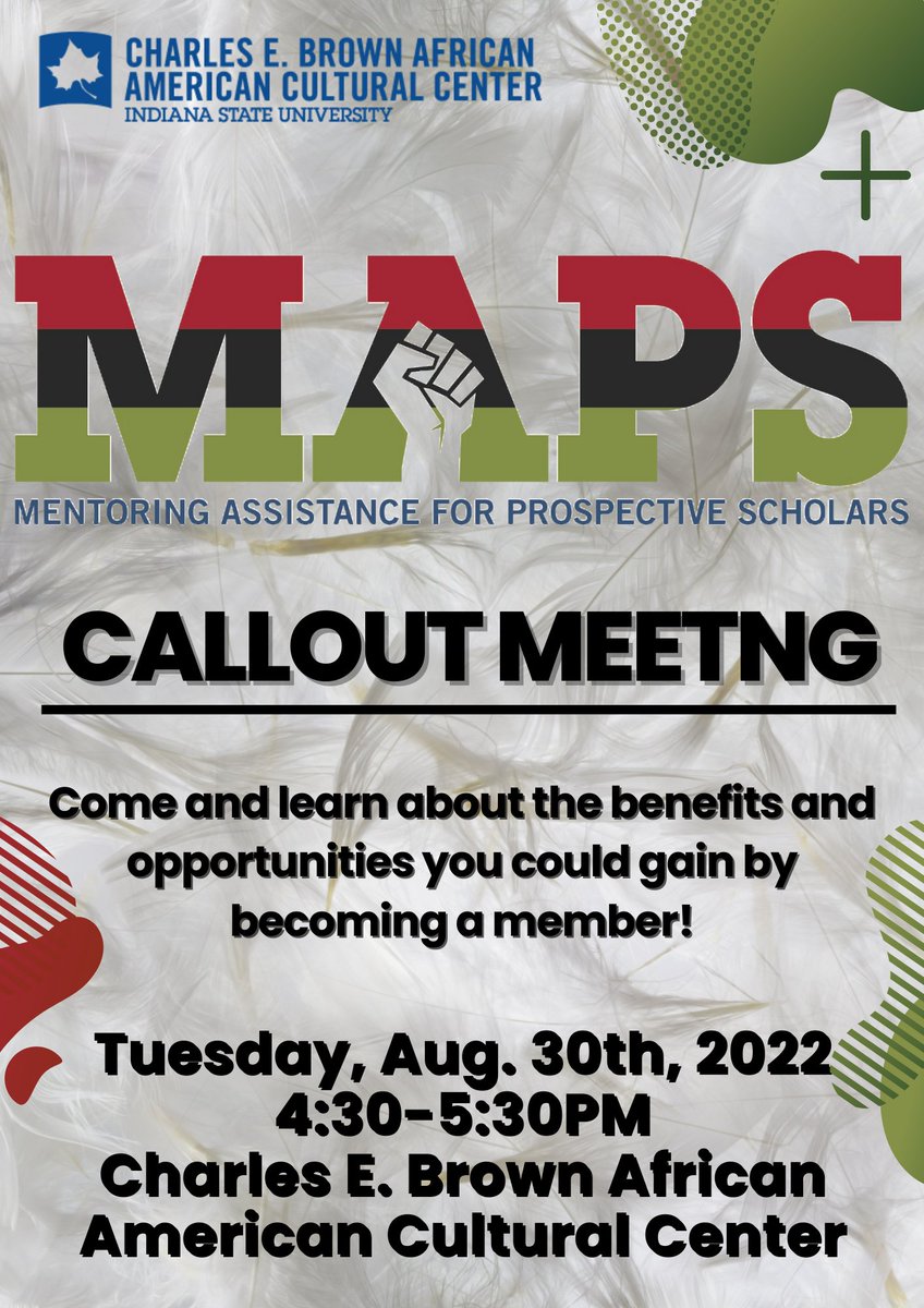 AACCofISU's tweet photo. Calling Sophomore &amp; Junior scholars ready to Level UP because they know that college is more than class! This year MAPS is welcoming a few, focused SENIORS serious about life after college. #Dress2Impress-recommended, but not required. #BeOnTime2Shine  #RefreshmentsProvided https://t.co/KCZesufFck