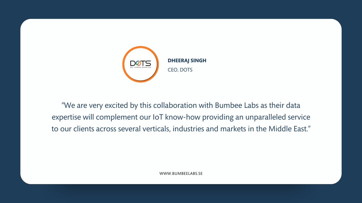 Create monthly reoccurring revenue for your retail business from existing customers.

See what one of our partners in the Middle East, DOTS thinks about our services.

Become a partner here: ow.ly/xYM750Kalge

#wifi #locationintelligence #FootfallData #locationanalytics