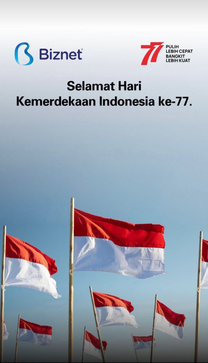 Andy_Reneger13's tweet photo. Dirgahayu Indonesia ke 77 🇮🇩🇮🇩 https://t.co/hapnSXSnzE